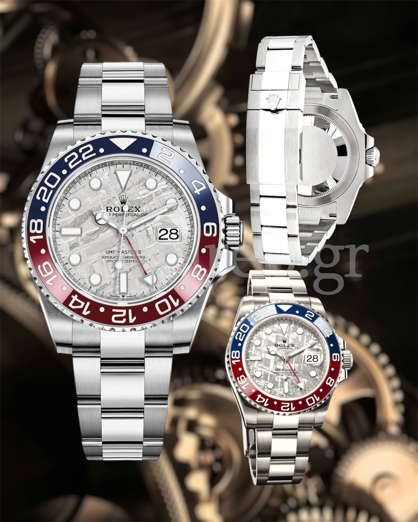 Rolex GMT-Master II Pepsi Bezel Meteorite Dial 126719