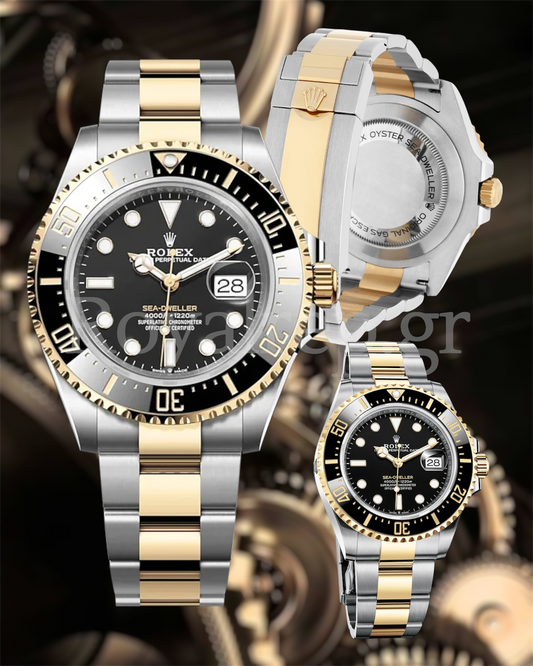 Rolex Sea-Dweller 43mm Black Dial Steel Yellow Gold 126603