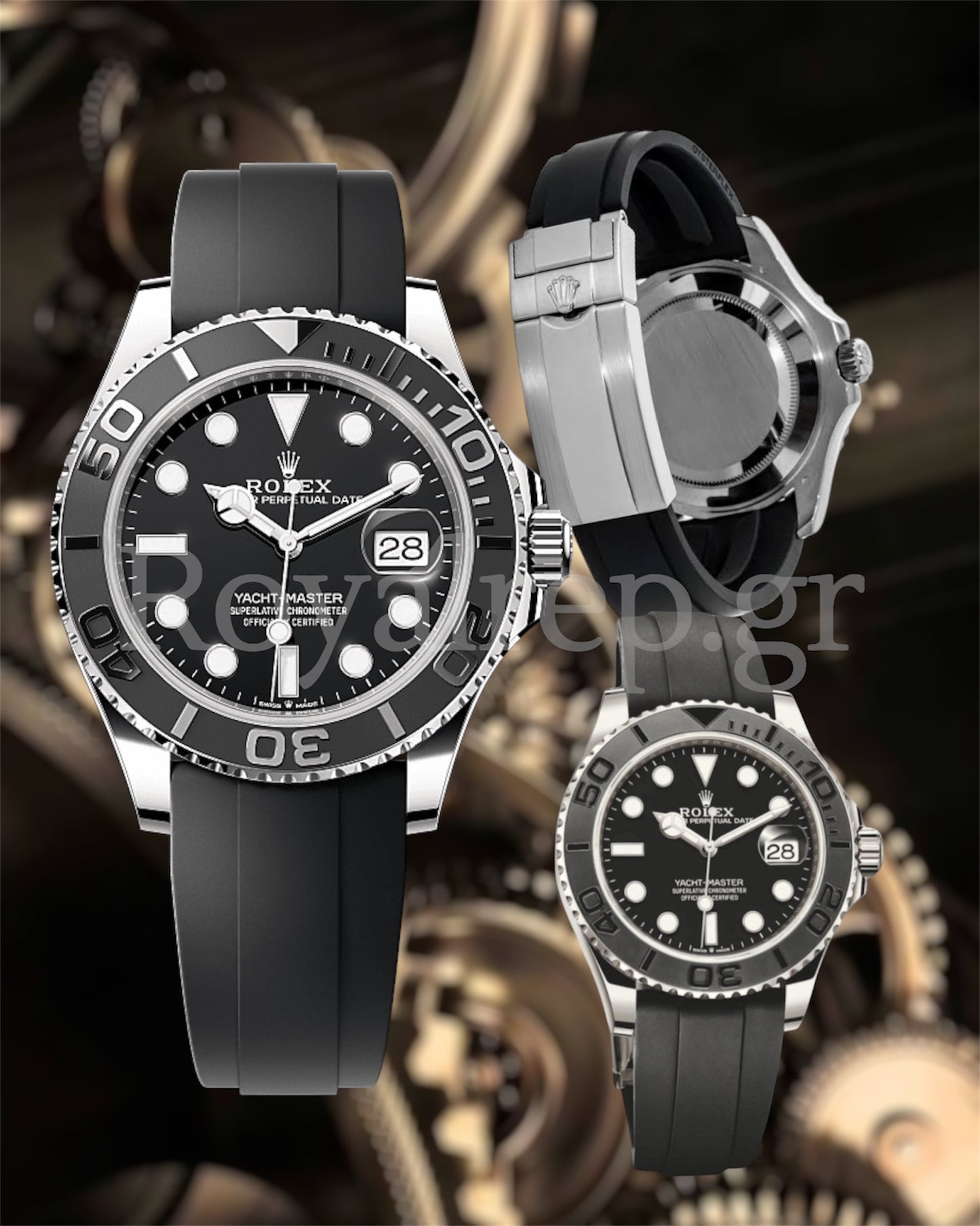 Rolex Yacht-Master White Gold Oysterflex Bracelet 226659