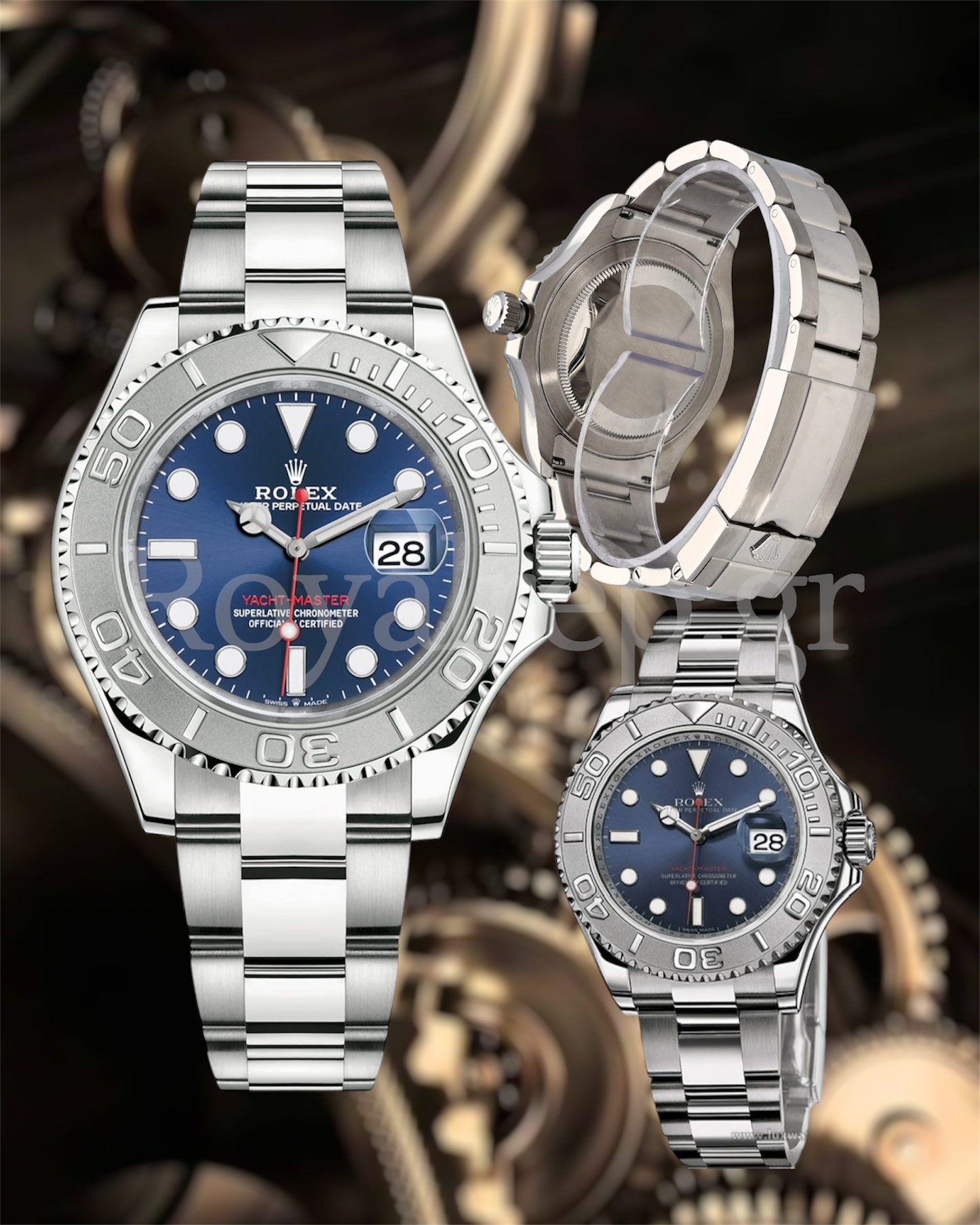 Rolex Yacht-Master Steel Platinum Blue Dial 126622