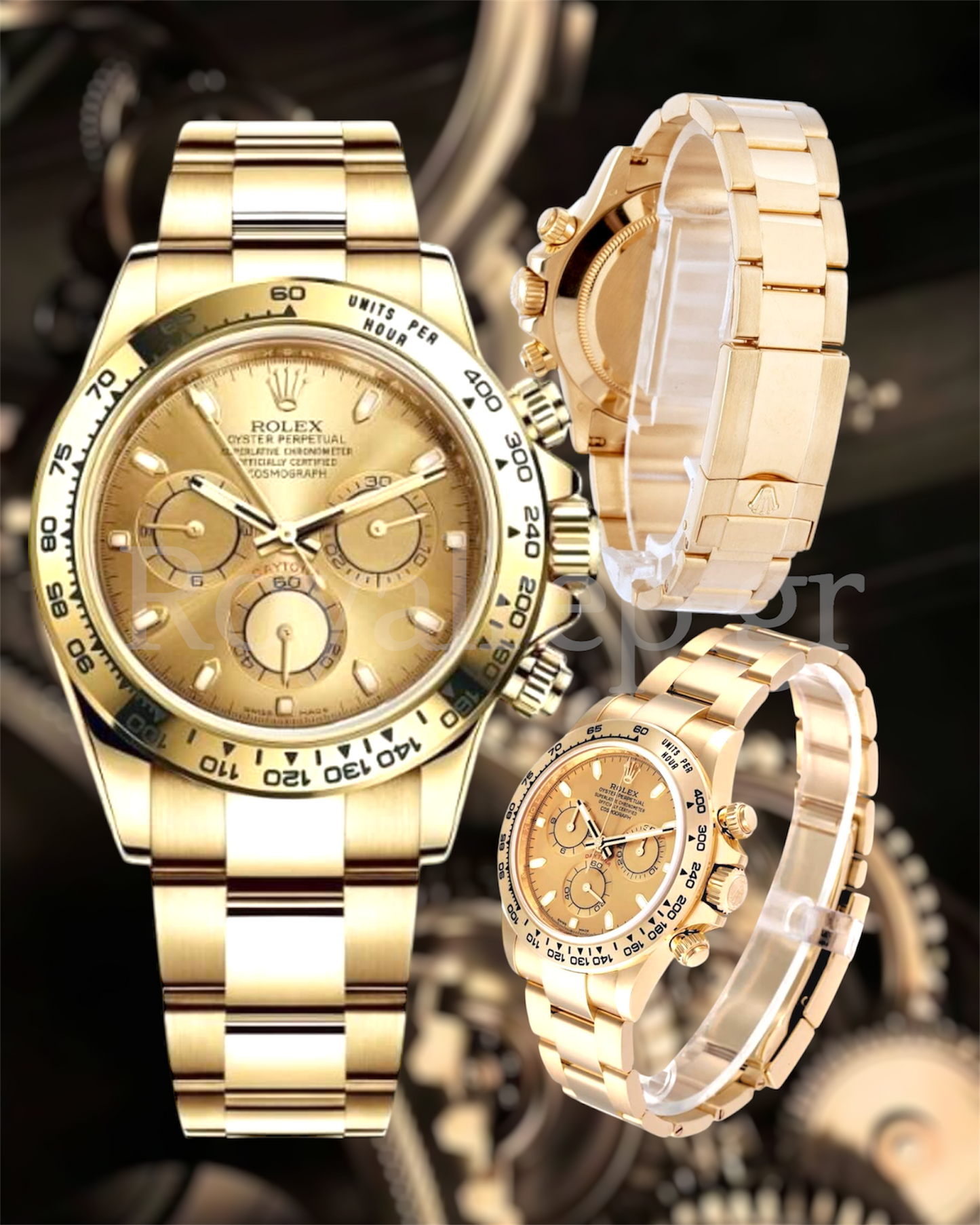 Rolex Daytona Cosmograph Gold Champagne Dial 116508