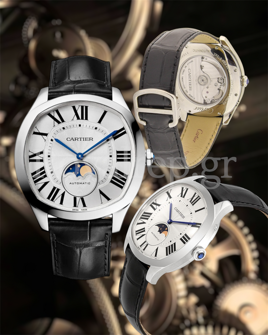 Cartier Drive de Cartier Silver Dial Moonphase 40mm WSNM0008