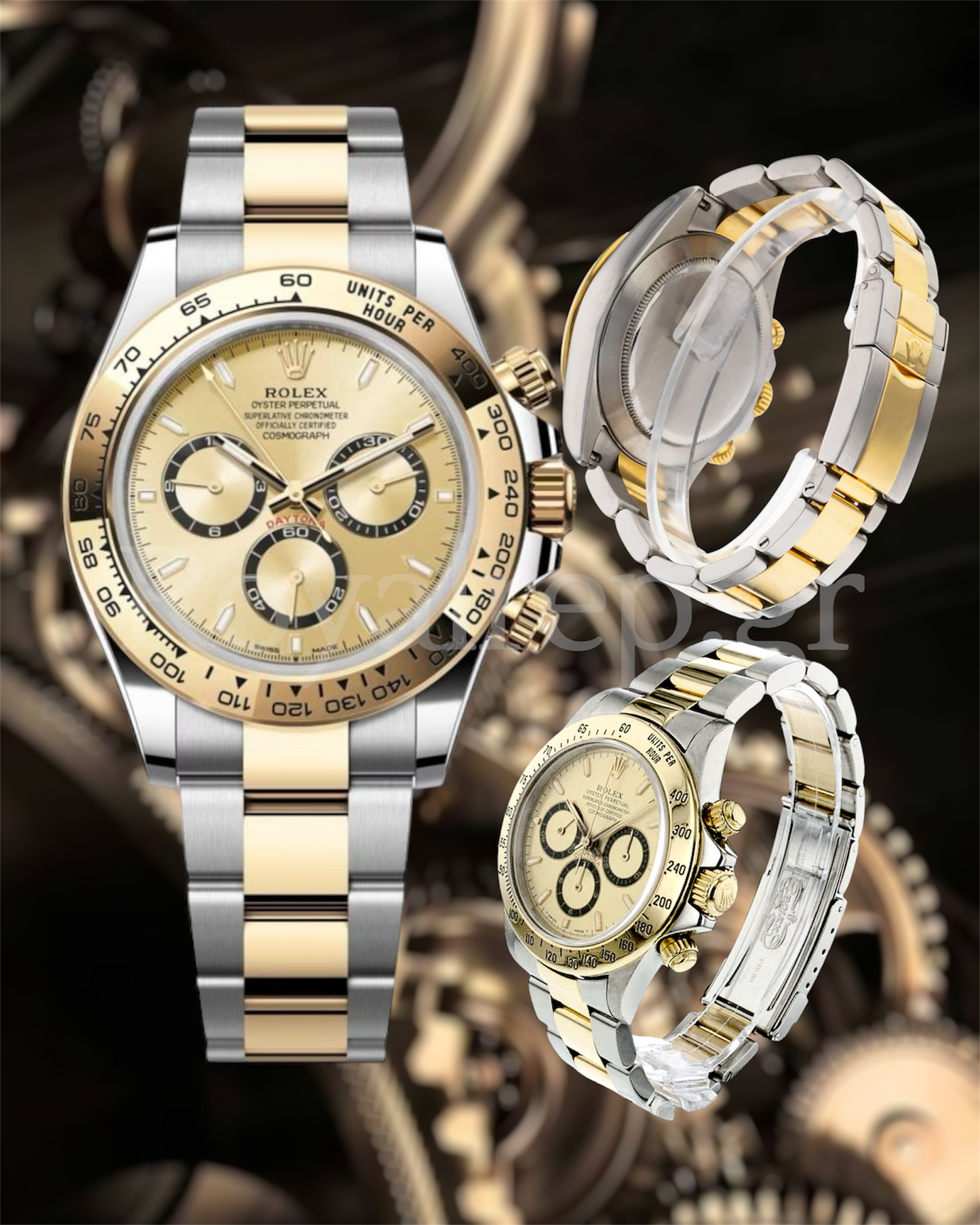 Rolex Daytona Cosmograph Two Tone Gold Dial 16523