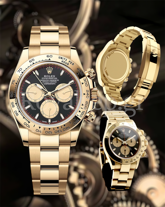 Rolex Daytona Cosmograph Black Dial Gold 126508
