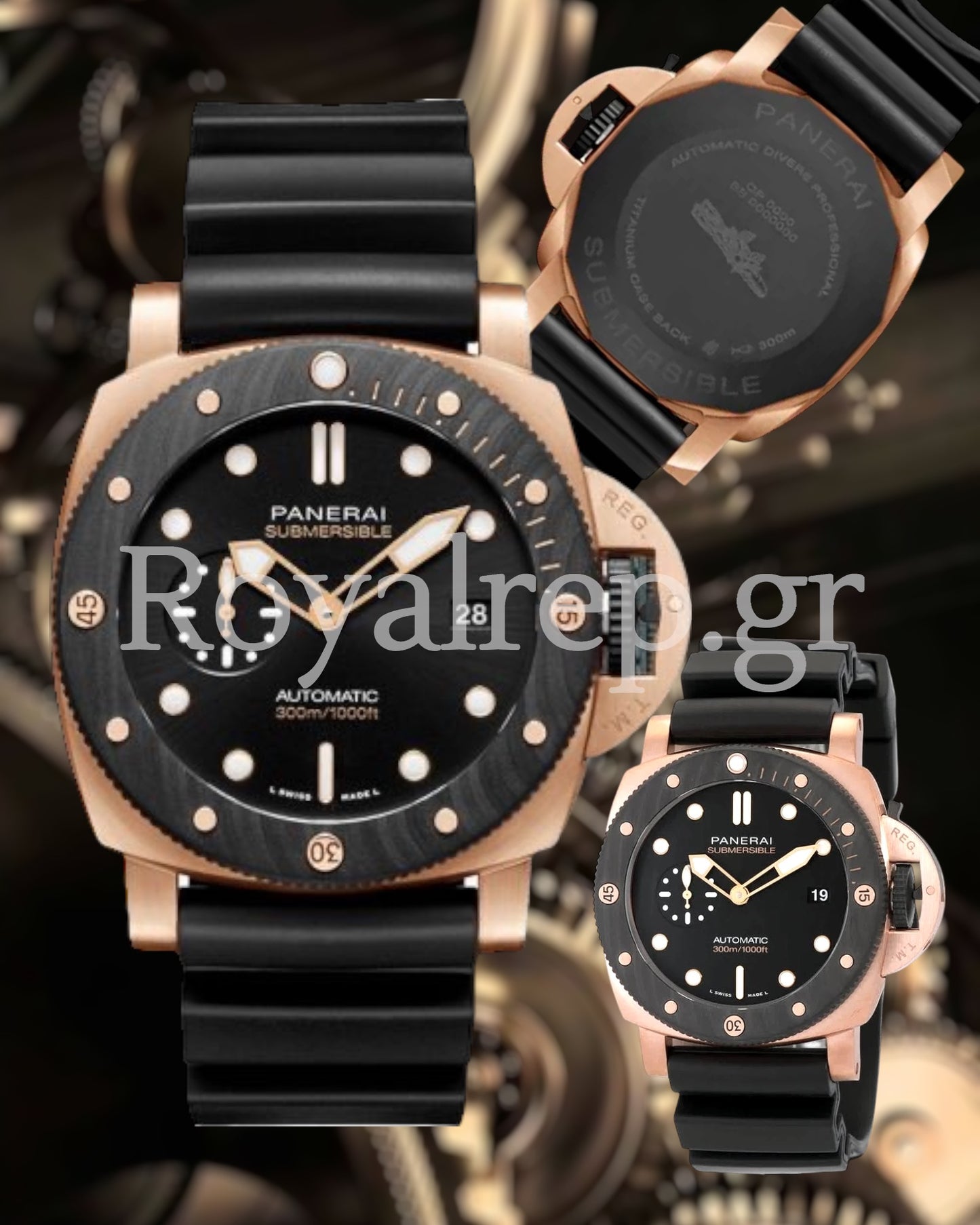 Panerai Submersible QuarantaQuattro Goldtech OroCarbo 44mm PAM01070
