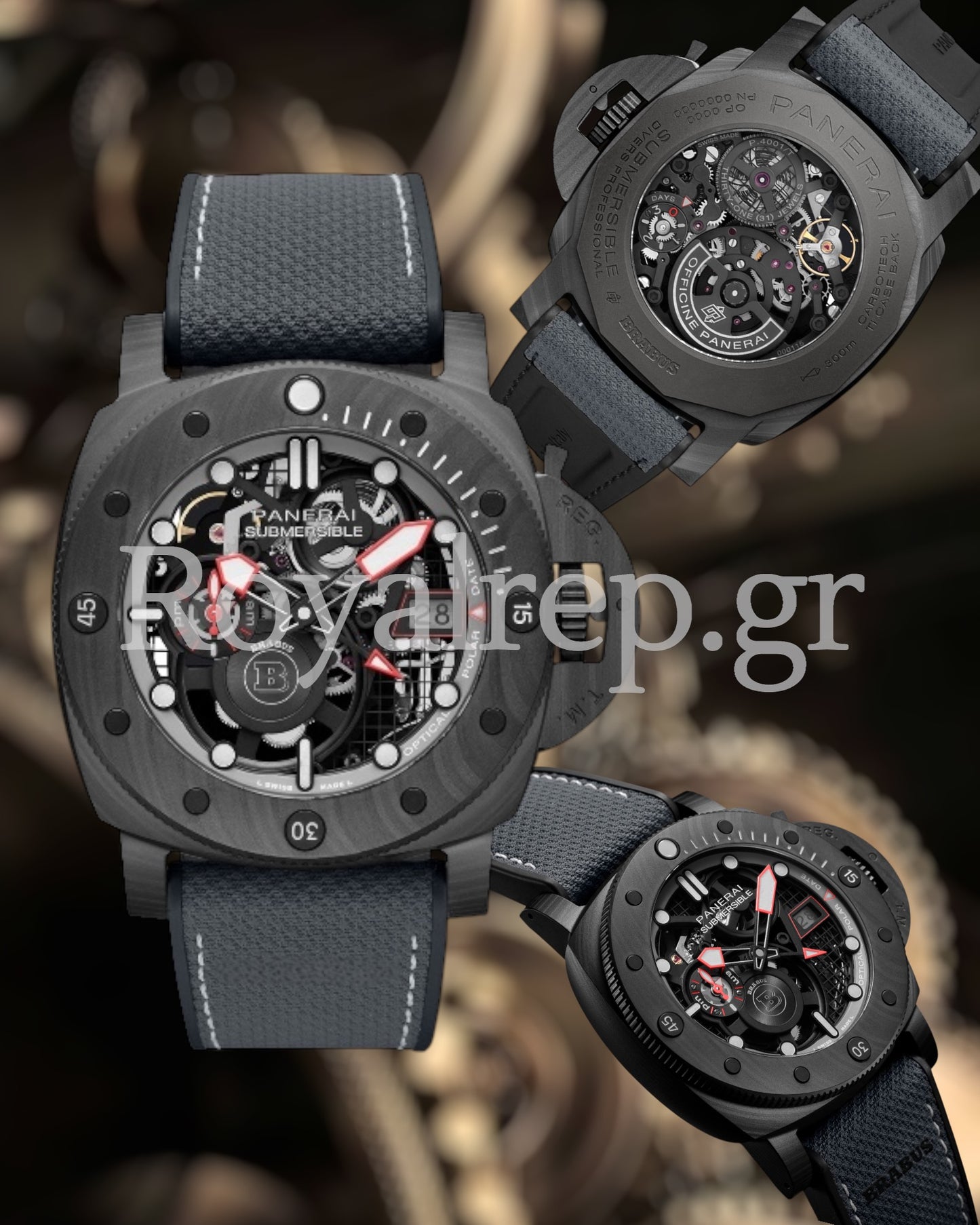 Panerai Submersible S Brabus Black Ops 47mm PAM01240