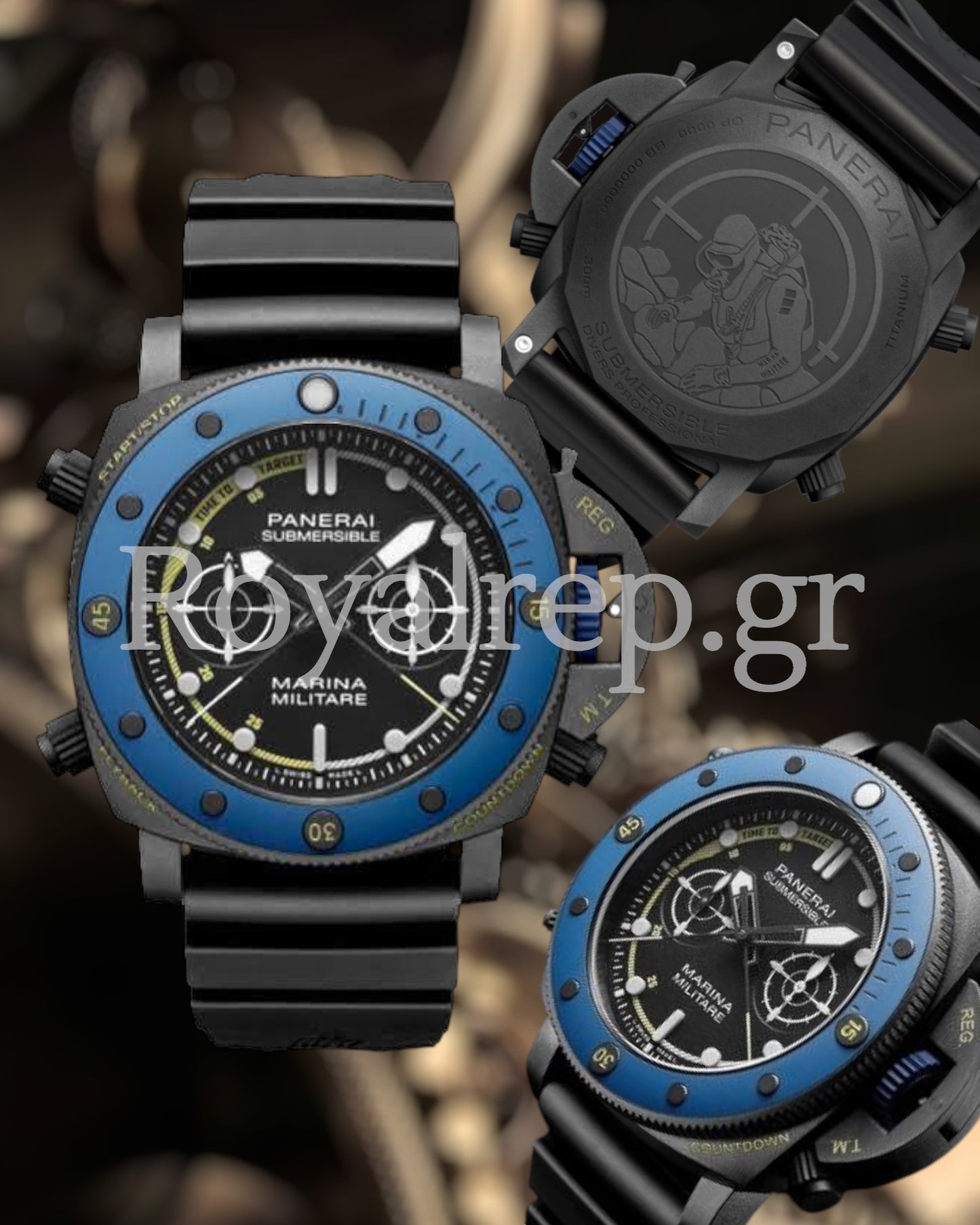 Panerai Submersible Forze Speciali Black Ops 47mm PAM02239