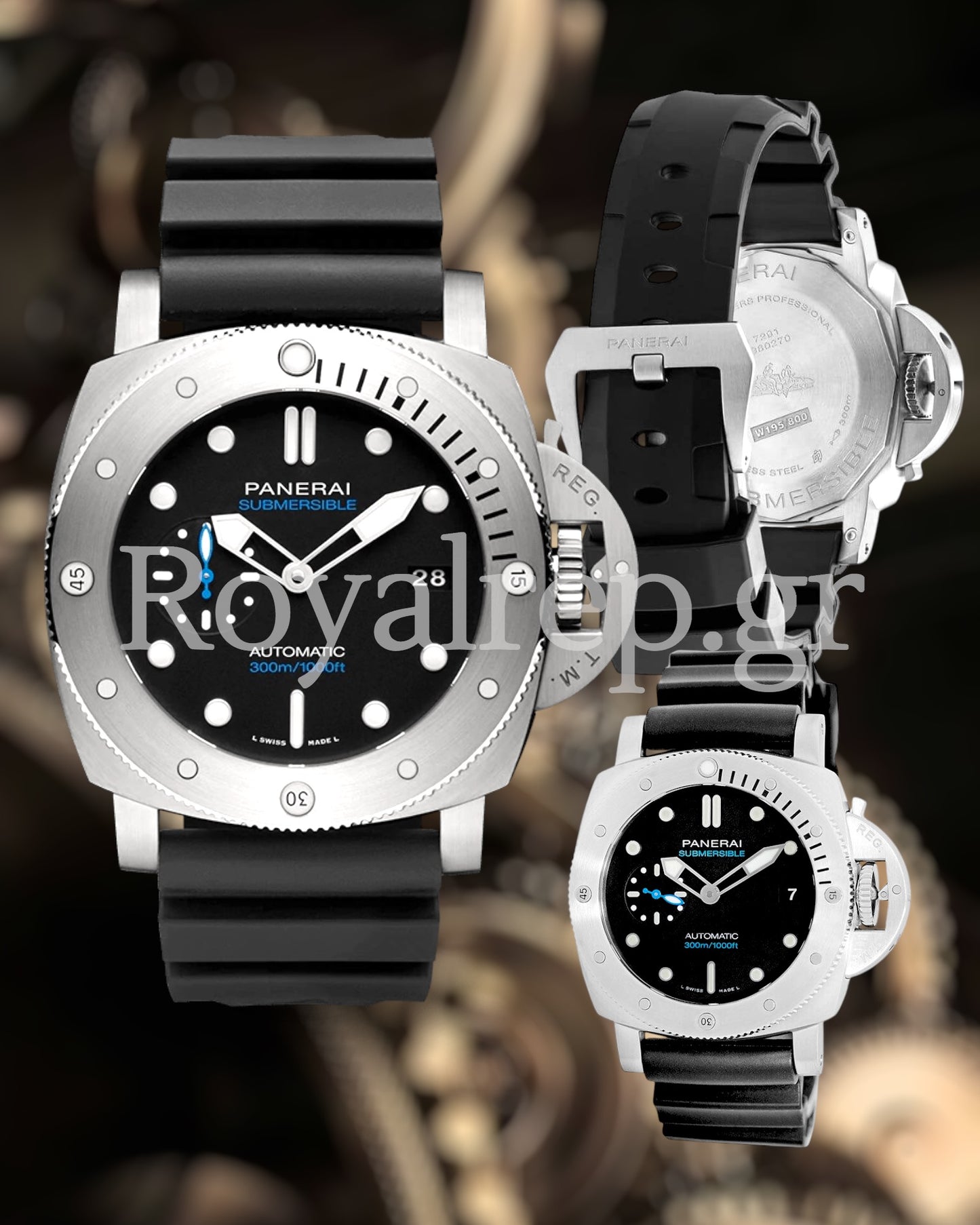 Panerai Submersible Quaranta Quattro Black Dial 44mm PAM01229