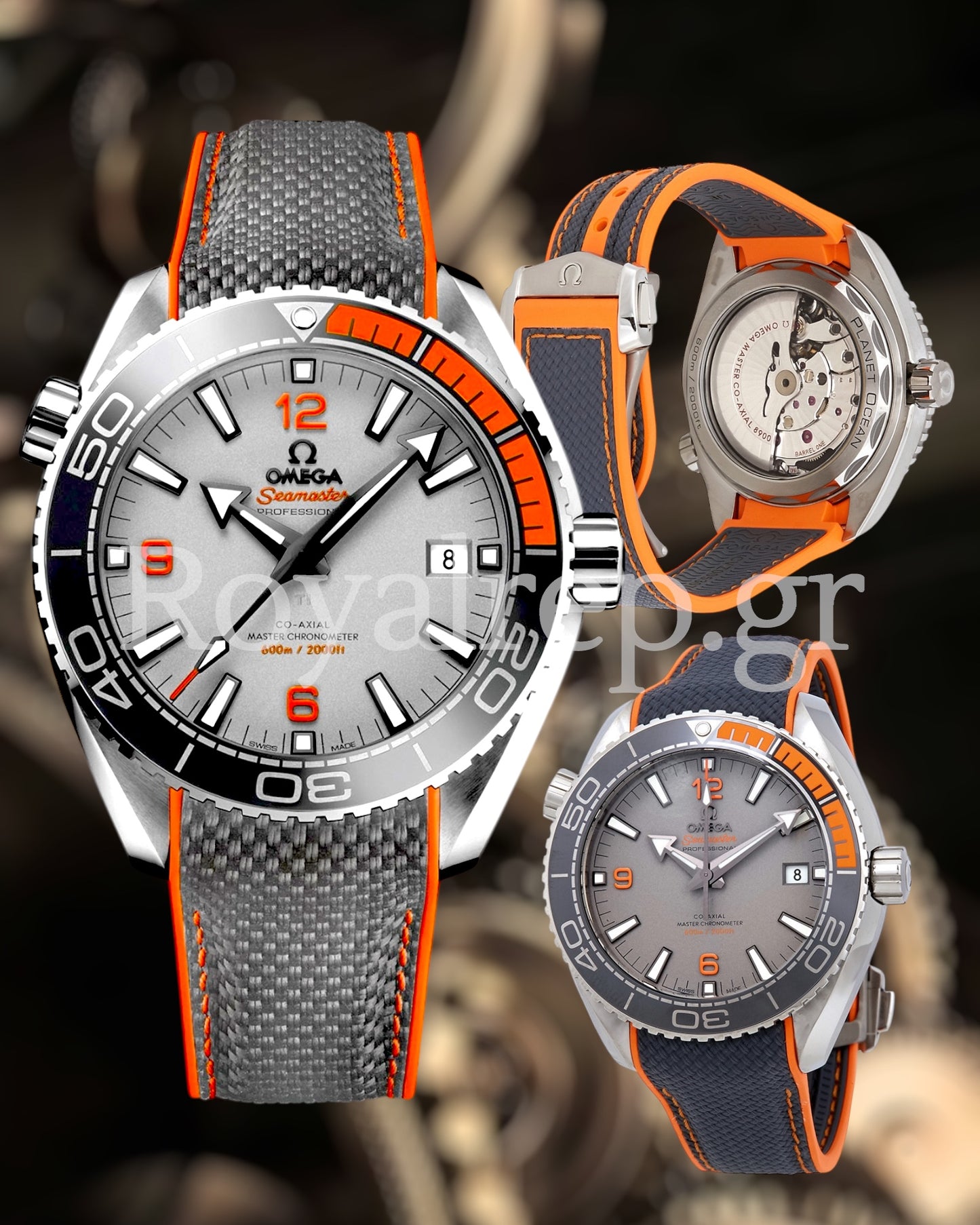 Omega Seamaster Planet Ocean Titanium White Dial Grey Rubber 43.5mm 215.92.44.21.99.001