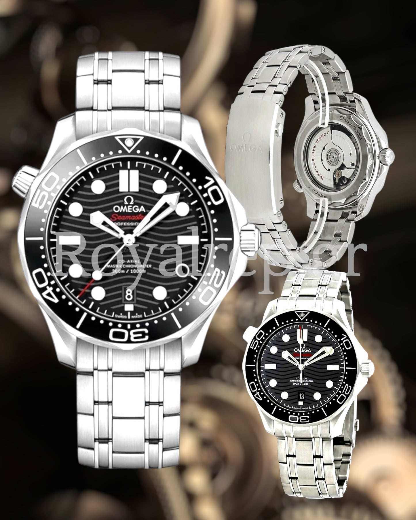 Omega Seamaster Diver 300m Steel Black Dial 42mm 210.30.42.20.01.001