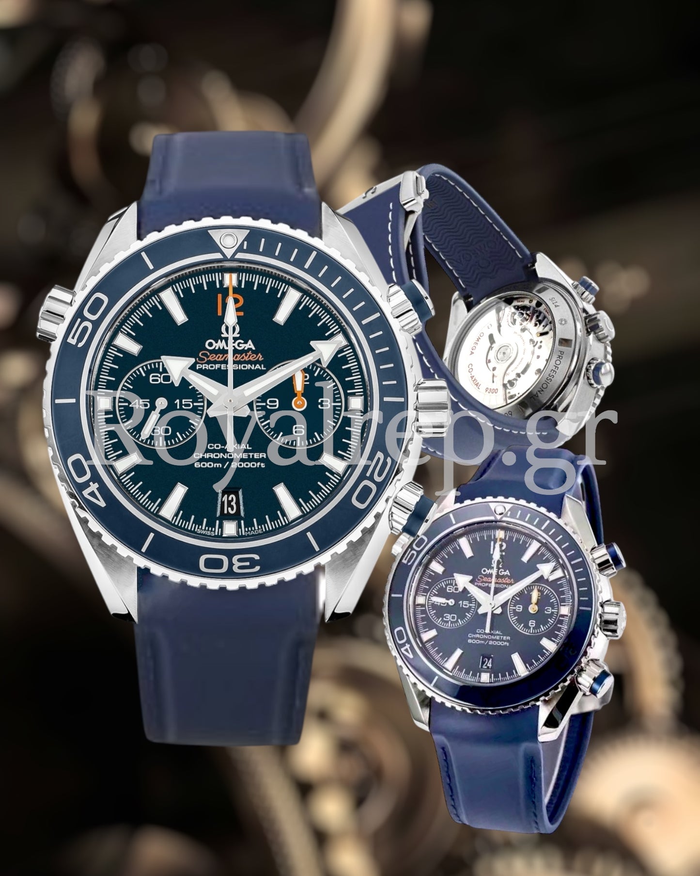 Omega Seamaster Planet Ocean 6000M Chronograph Blue Dial Rubber 45.5mm 232.92.46.51.03.001