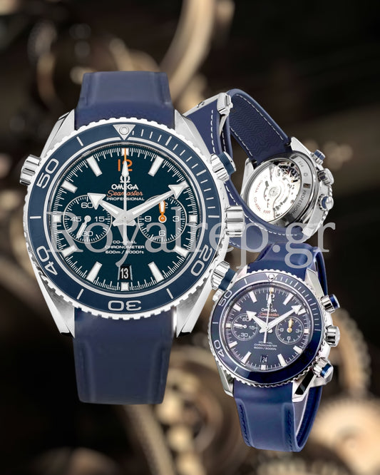 Omega Seamaster Planet Ocean 6000M Chronograph Blue Dial Rubber 45.5mm 232.92.46.51.03.001