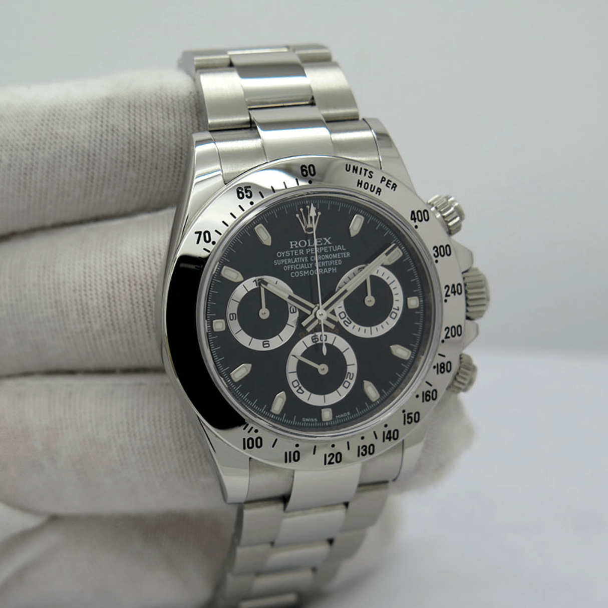 Rolex Daytona Cosmograph Black Dial Steel 116520