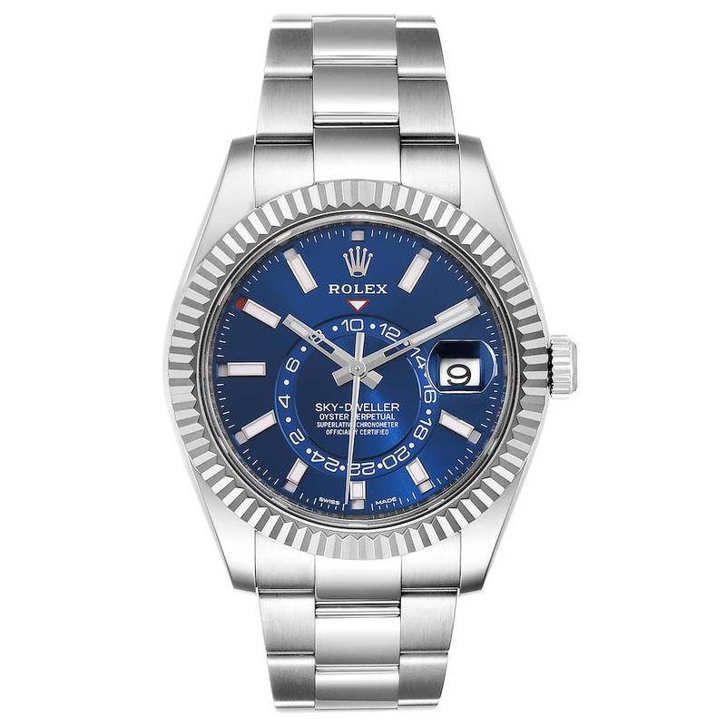 Rolex Sky Dweller Blue Dial Steel 326934