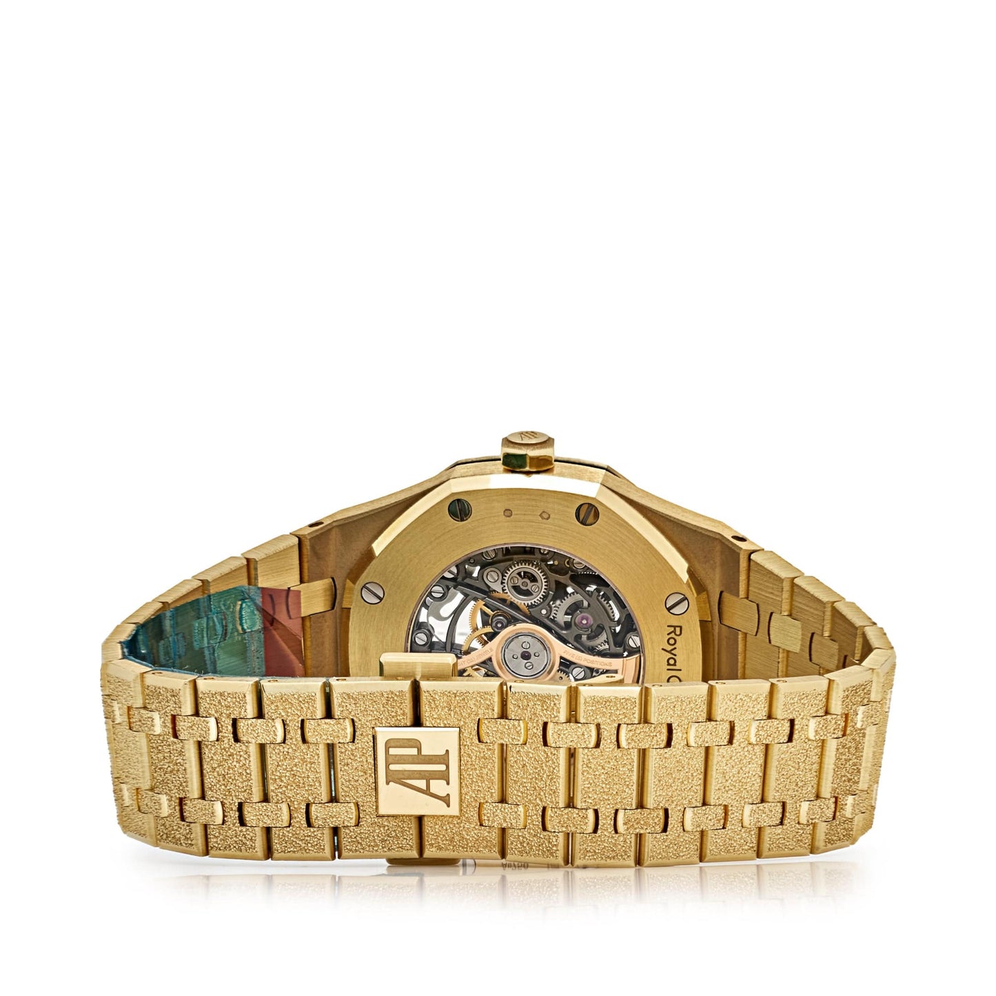 Audemars Piguet Royal Oak Double Balance Wheel Openworked Frosted Gold 41mm 15468OR