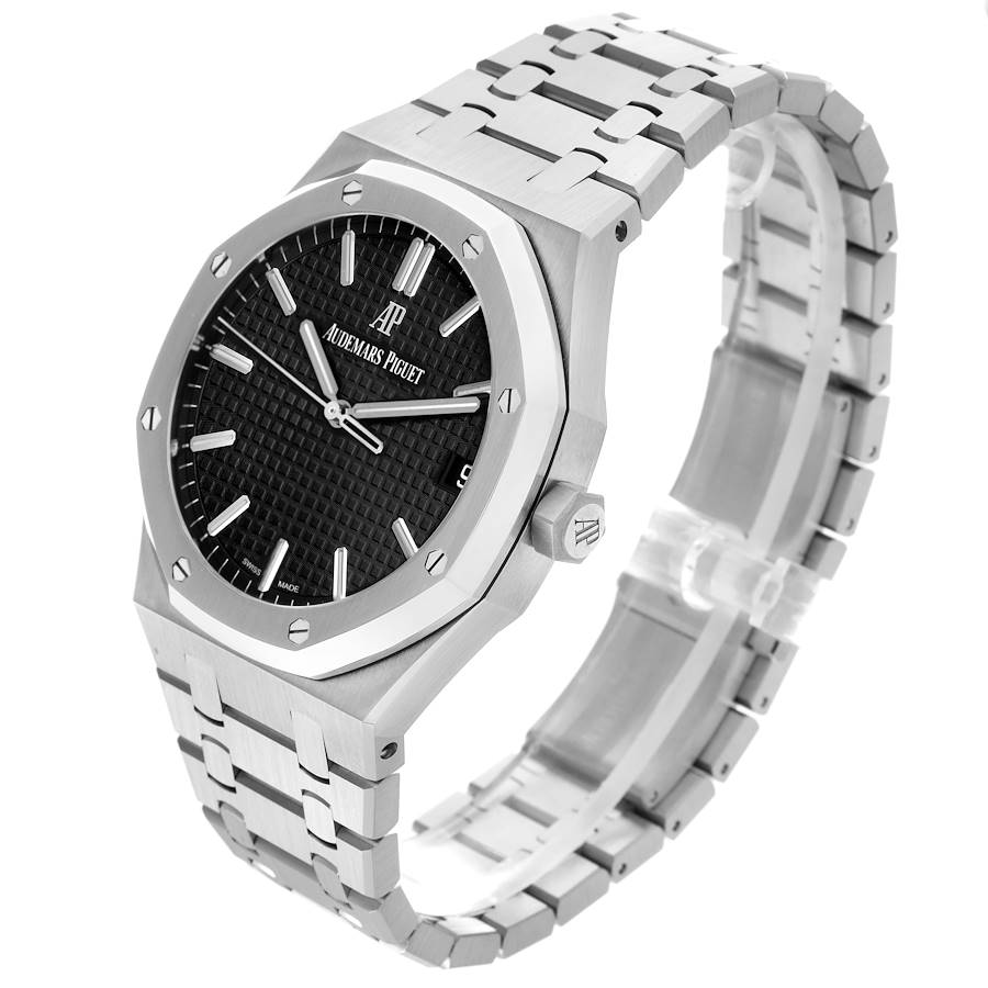Audemars Piguet Royal Oak Black Dial Steel 41mm 15500ST