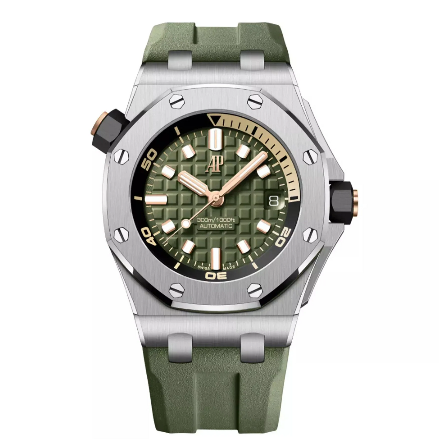 Audemars Piguet Royal Oak Offshore Diver 42 mm Military Green 15720ST