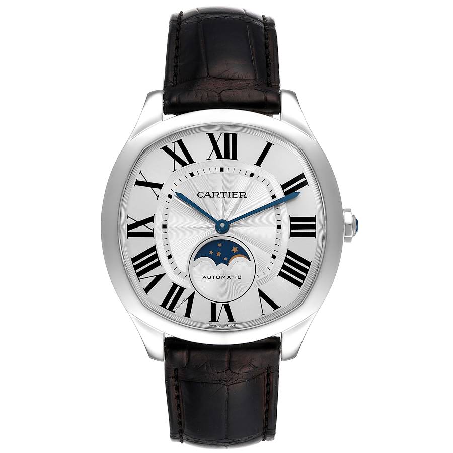 Cartier Drive de Cartier Silver Dial Moonphase 40mm WSNM0008
