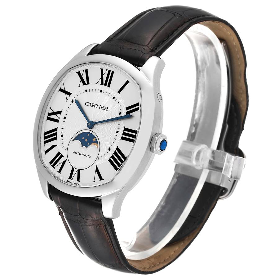 Cartier Drive de Cartier Silver Dial Moonphase 40mm WSNM0008