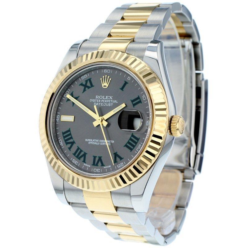 Rolex Datejust II Wimbledon Roman Two-Tone 41mm
