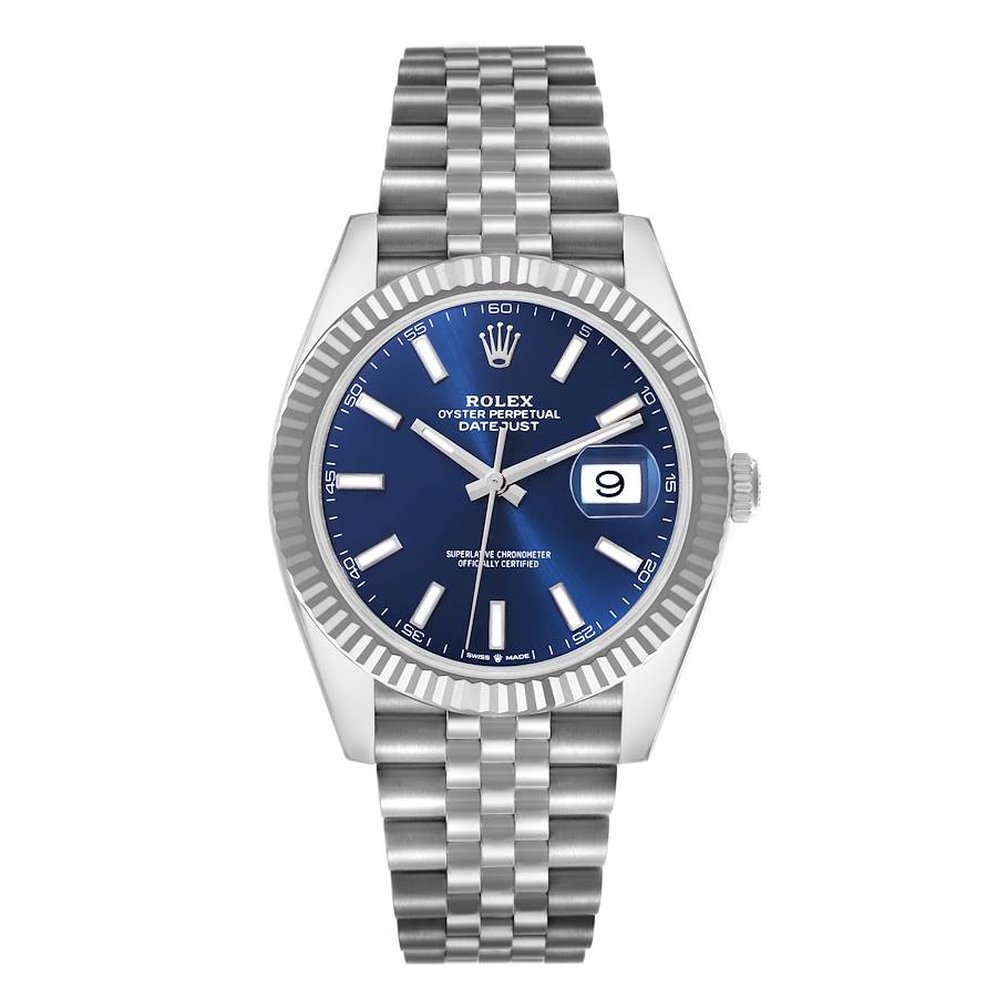 Rolex Datejust 41mm Steel Jubilee Blue Dial 126334
