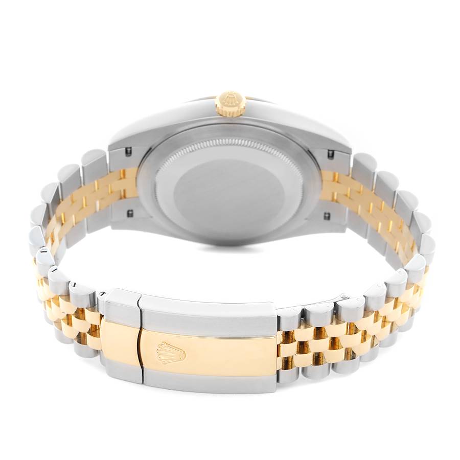 Rolex Datejust 41mm Fluted Champagne Dial Jubilee Steel Gold 126333