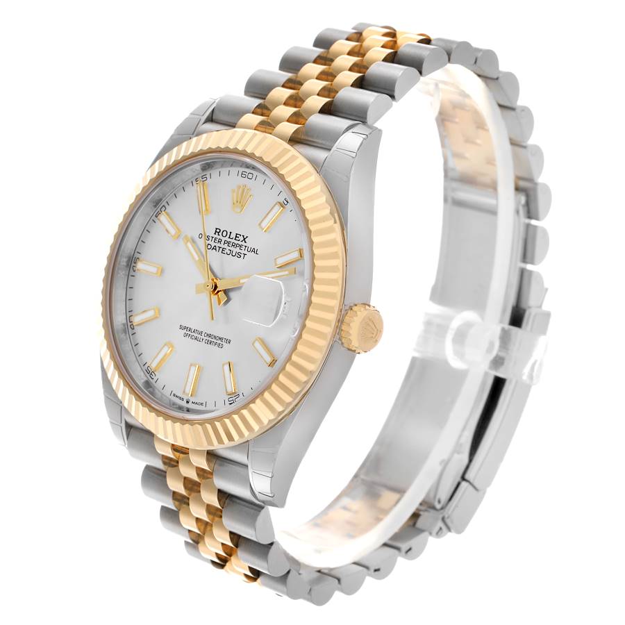 Rolex Datejust 41mm Gold Silver Dial Jubilee Steel Gold 126333