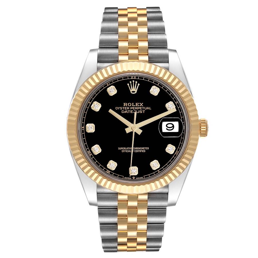 Rolex Datejust 36mm Steel Gold Diamond Dial 126333