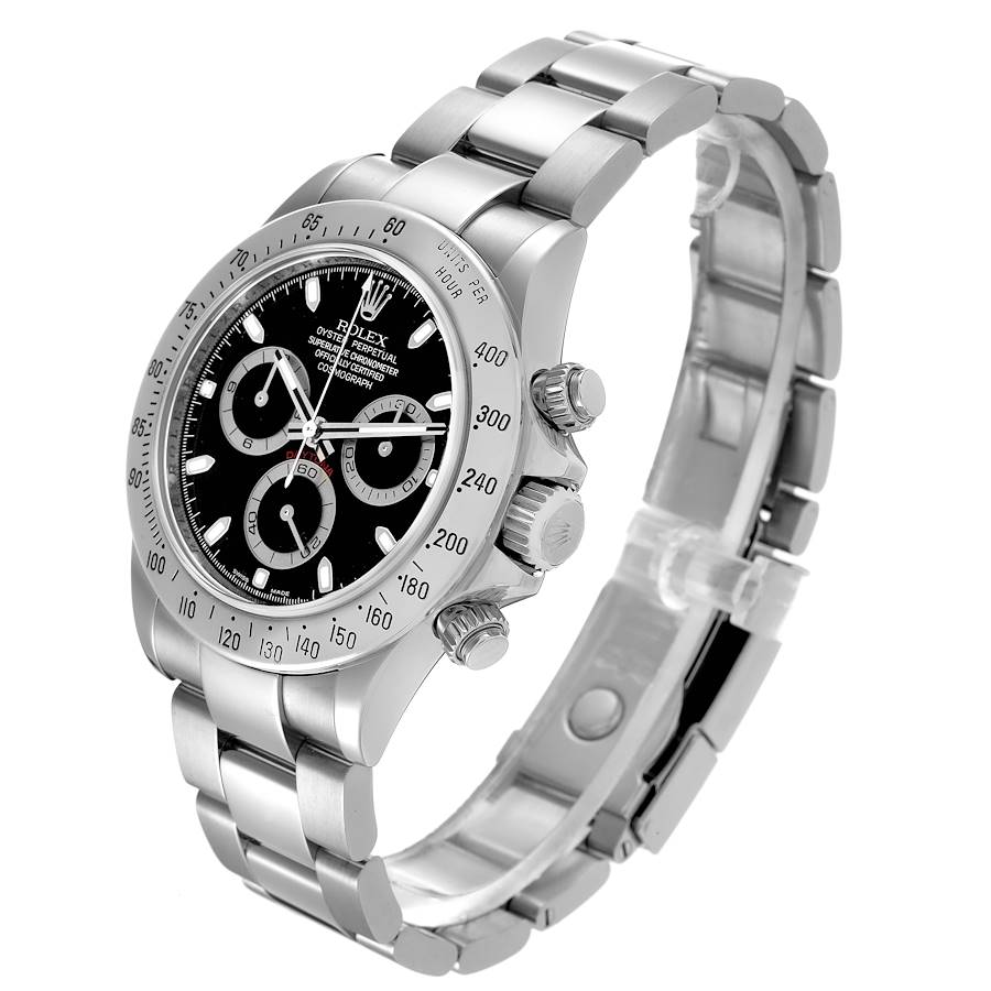 Rolex Daytona Cosmograph Black Dial Steel 116520
