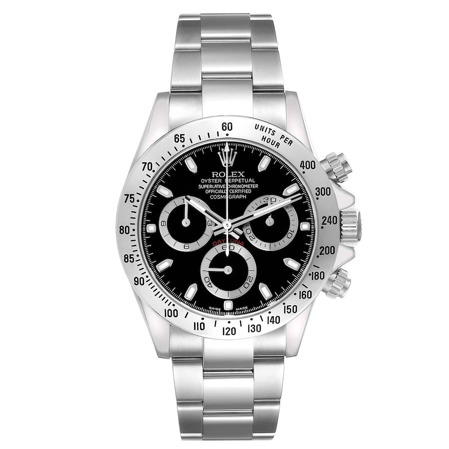 Rolex Daytona Cosmograph Black Dial Steel 116520