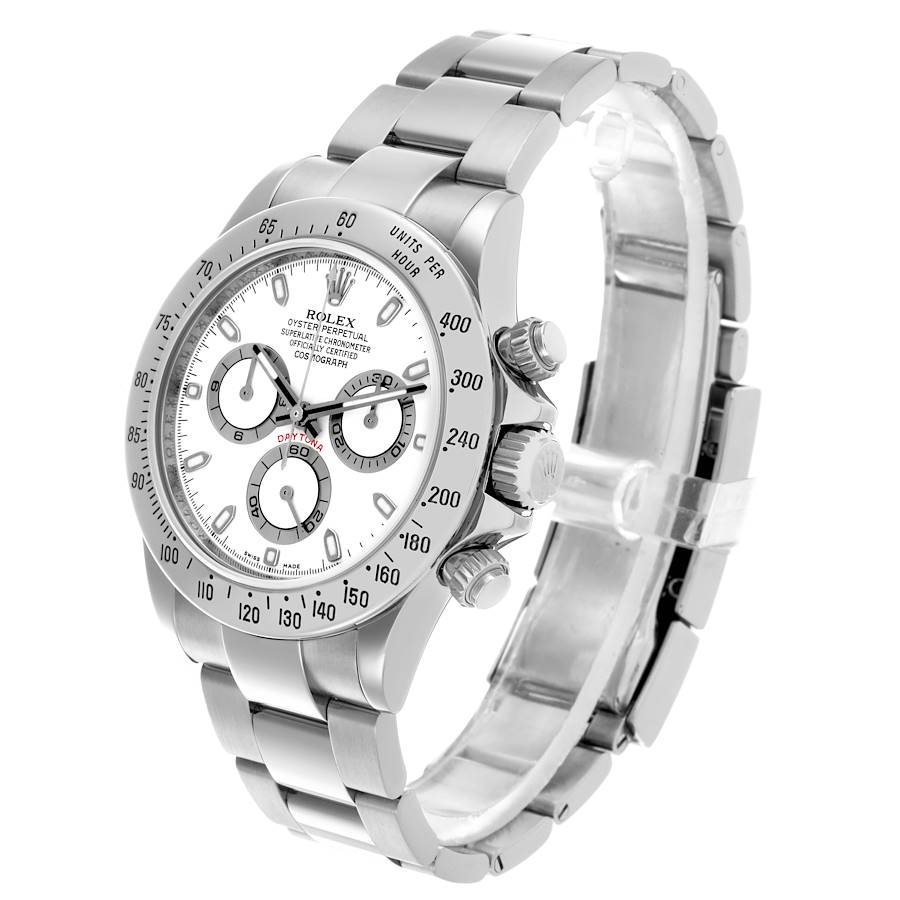Rolex Daytona Cosmograph White Dial Steel 116520