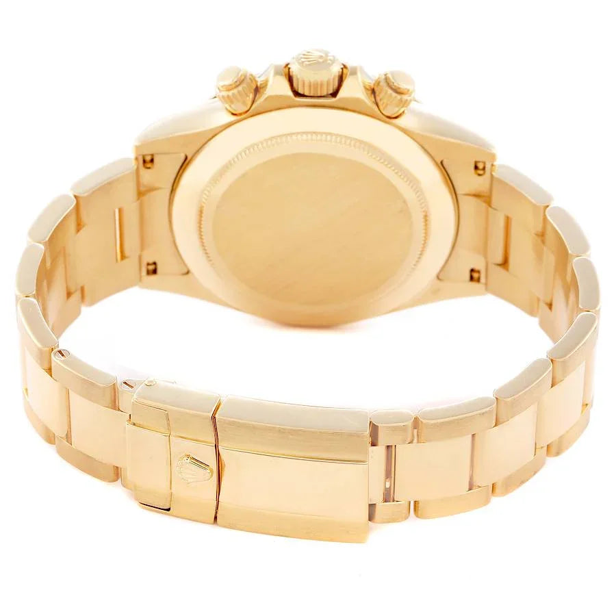 Rolex Daytona Cosmograph Gold Black Dial Rainbow 116598RBOW