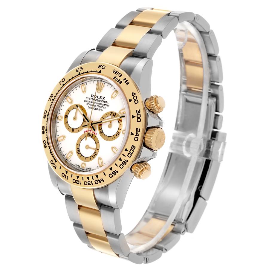 Rolex Daytona Steel Gold White Dial 116503
