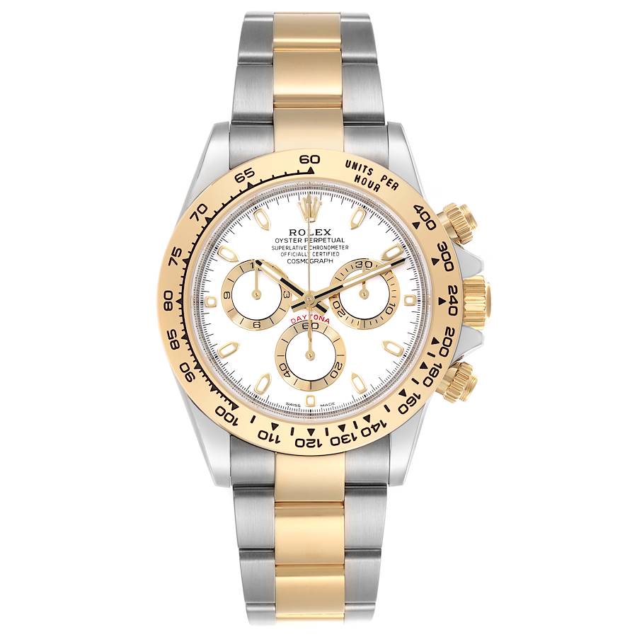 Rolex Daytona Steel Gold White Dial 116503