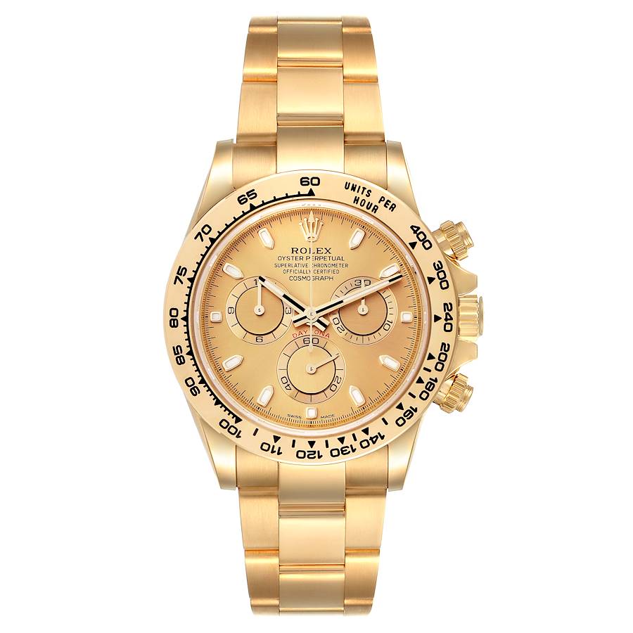 Rolex Daytona Cosmograph Gold Champagne Dial 116508