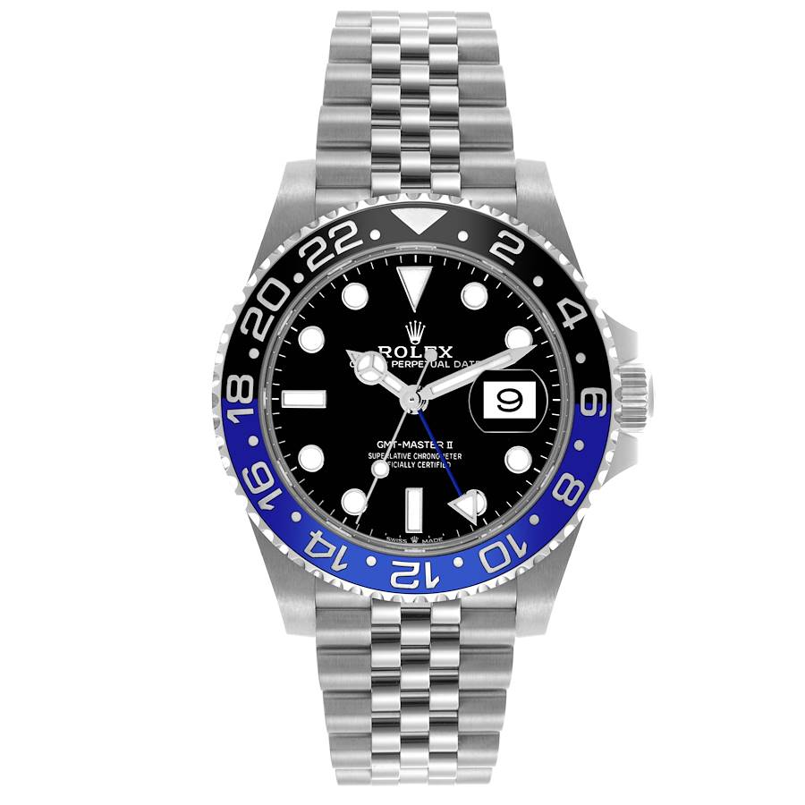 Rolex GMT-Master II Batman Bezel Jubilee Steel 126710