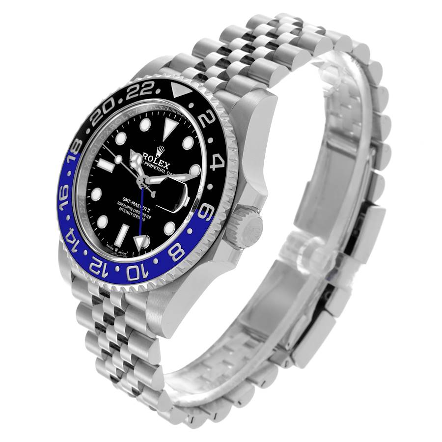 Rolex GMT-Master II Batman Bezel Jubilee Steel 126710
