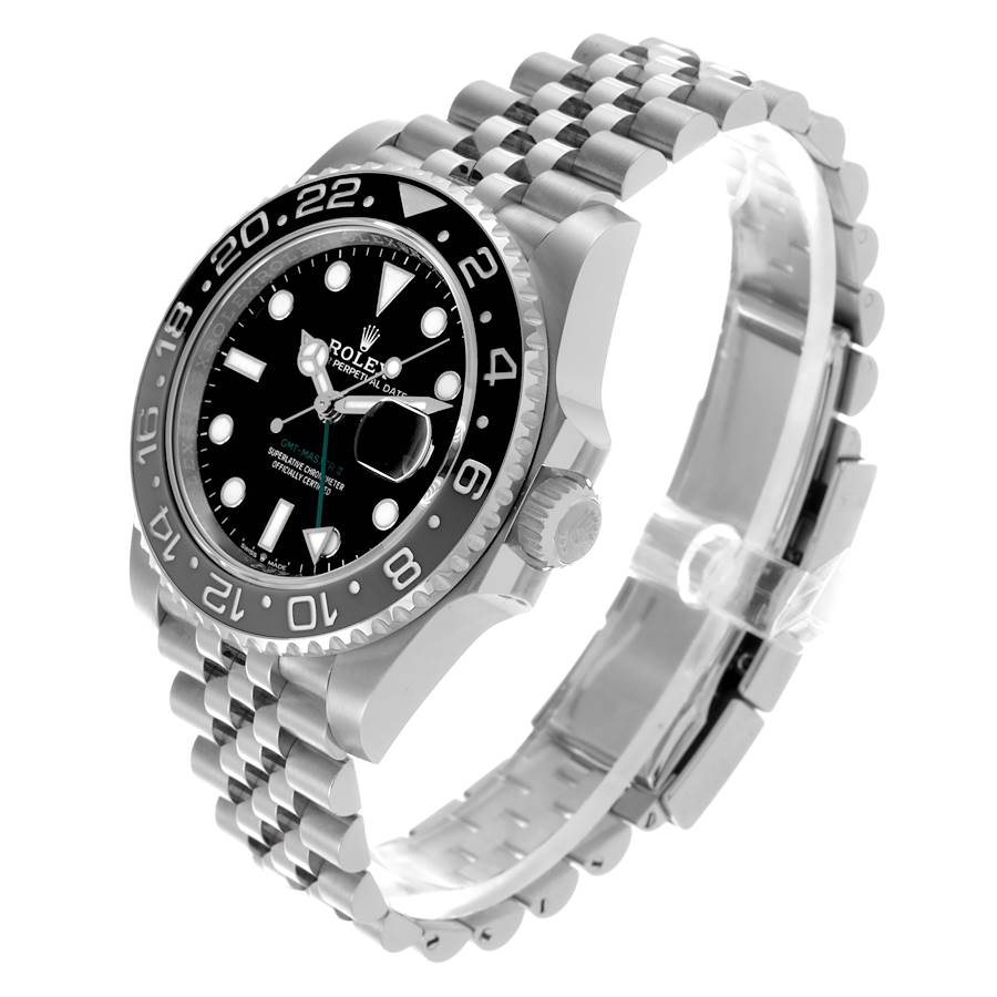 Rolex GMT-Master II Black Gray Bruce Wayne Bezel Jubilee Steel 126710