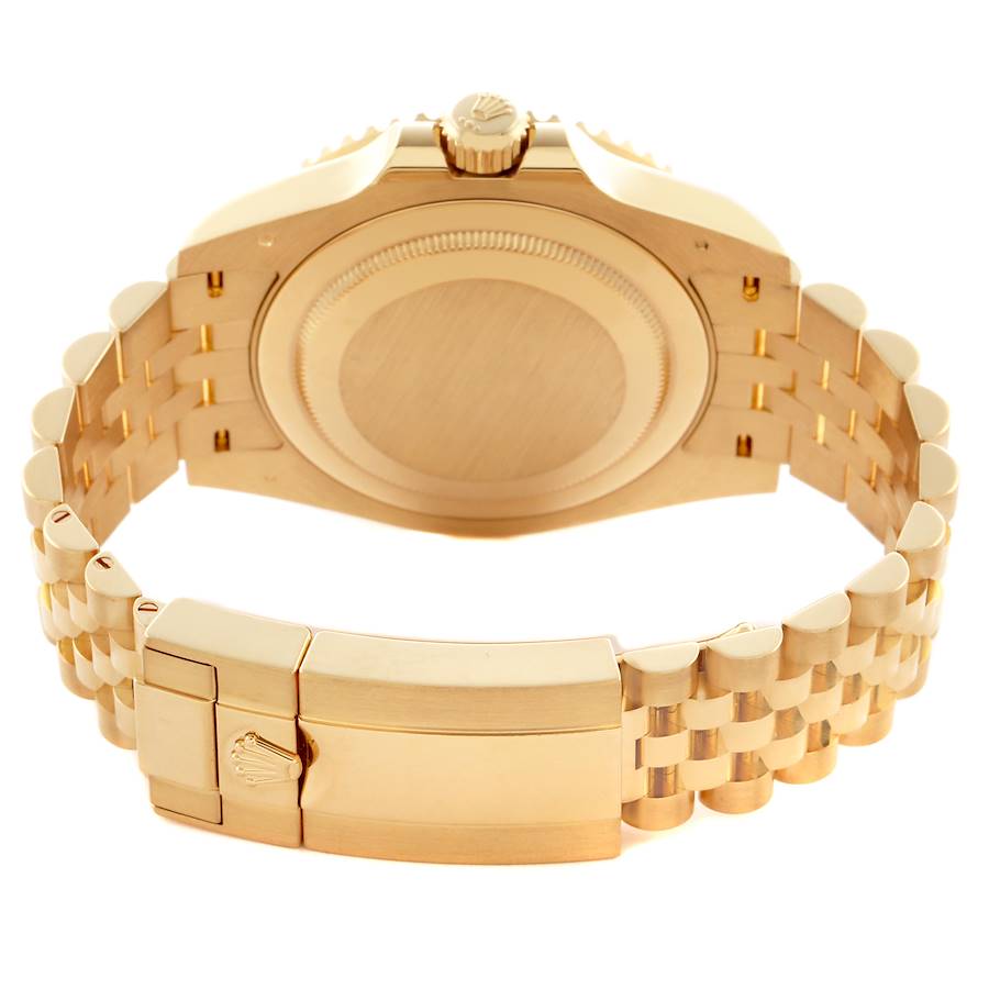 Rolex GMT-Master II Yellow Gold Black Dial Jubilee 126718