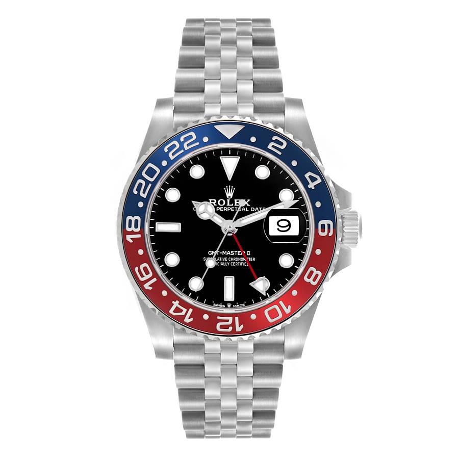 Rolex GMT-Master II Blue Red Pepsi Bezel Jubilee Steel 126710