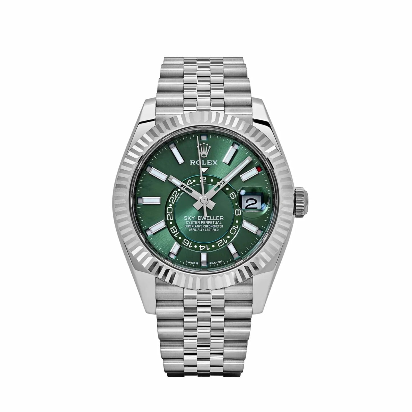 Rolex Sky Dweller 42mm Steel Jubilee Green Dial 336934