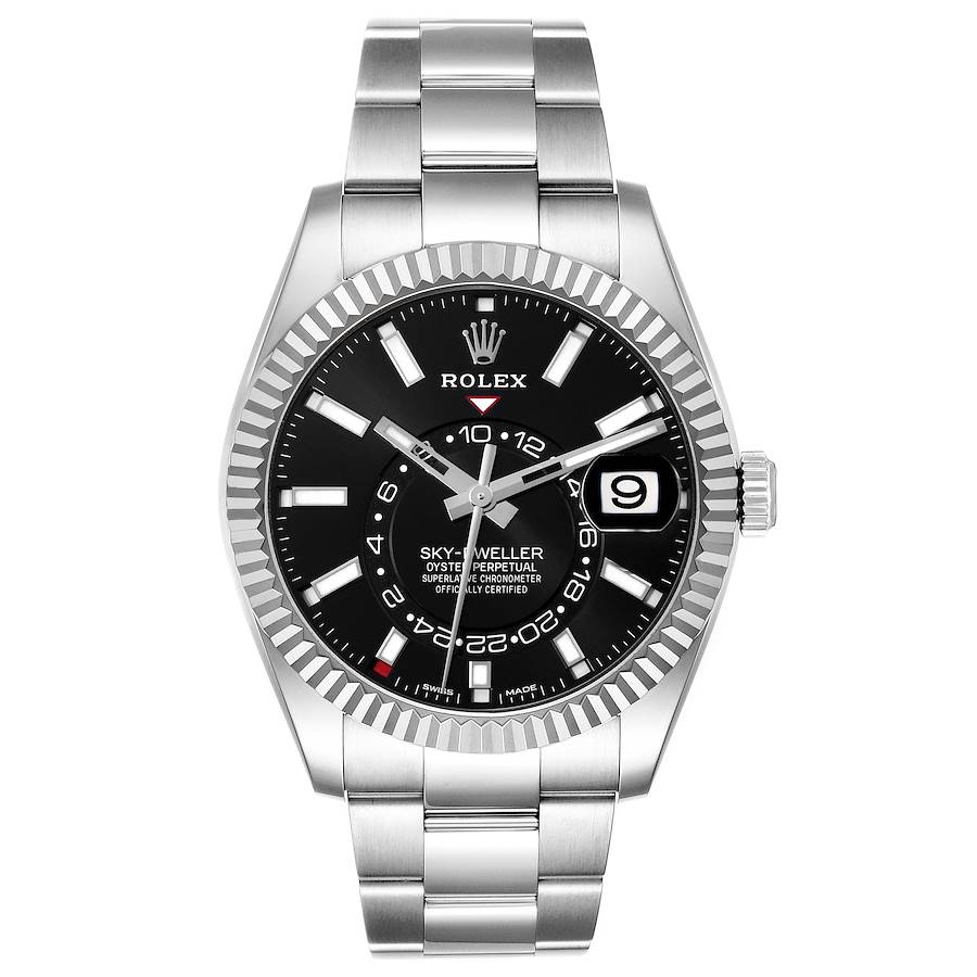 Rolex Sky Dweller Steel Black Dial 326934