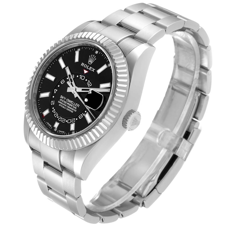 Rolex Sky Dweller Steel Black Dial 326934