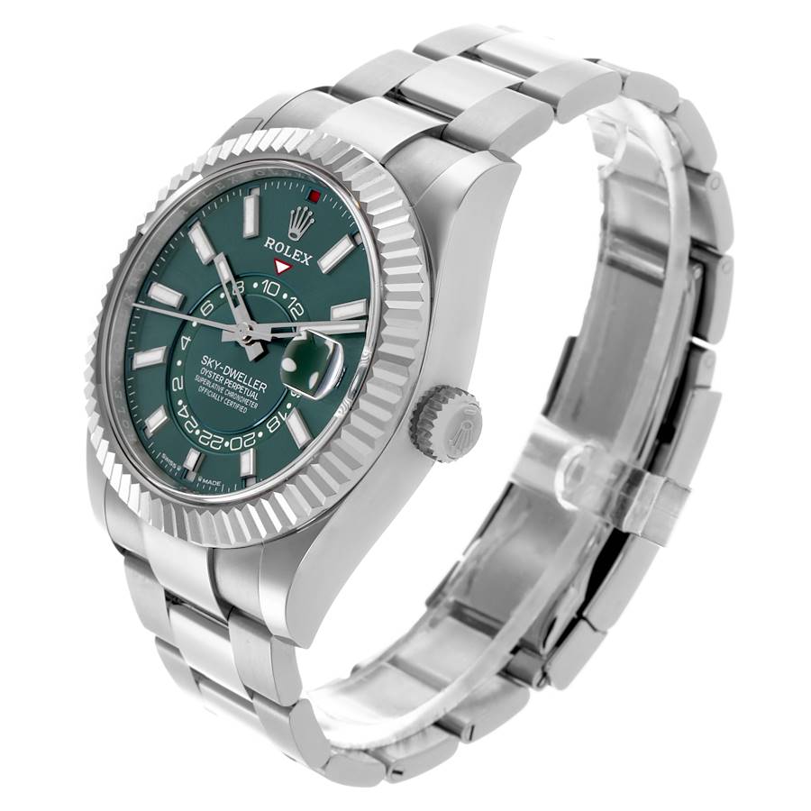 Rolex Sky Dweller 42mm Steel Green Dial 336934