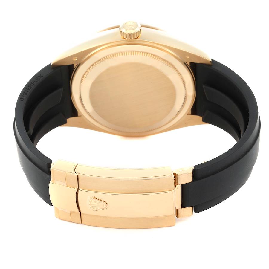 Rolex Sky Dweller Gold Black Dial Oysterflex 336238