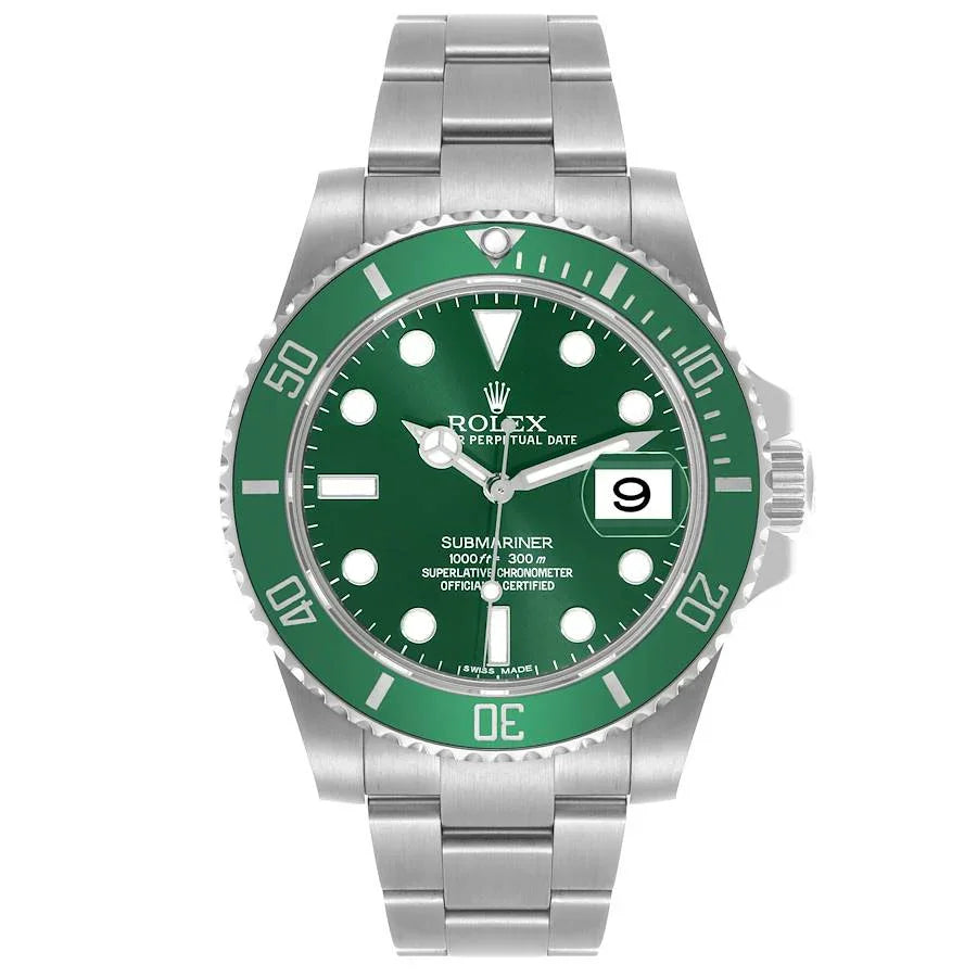 Rolex Submariner Hulk Green Dial Bezel Steel 116610LV