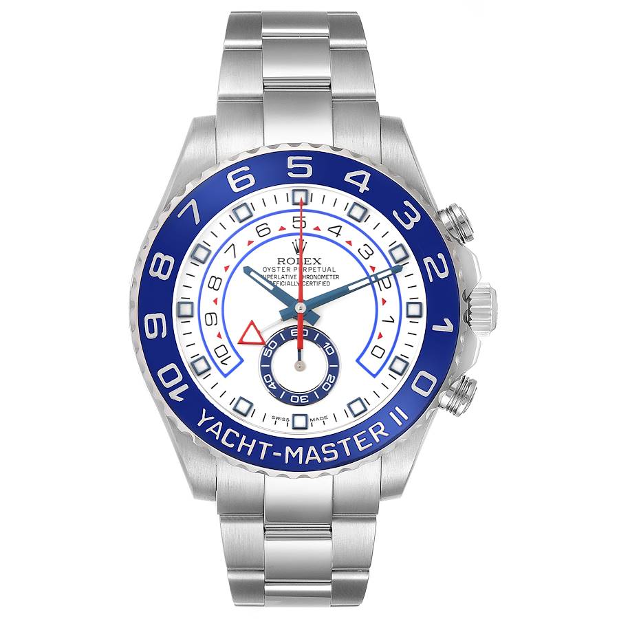 Rolex Yacht-Master II Regatta Blue Cerachrom Bezel Steel 116680