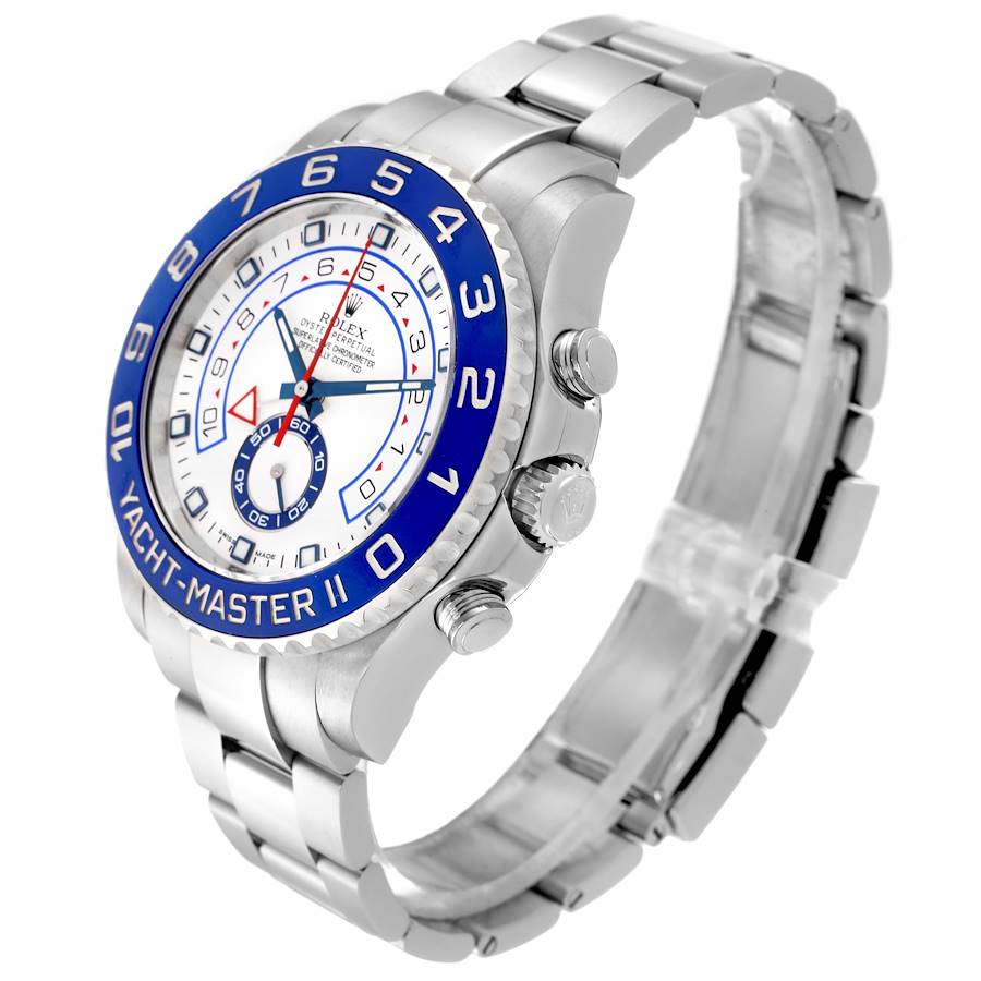 Rolex Yacht-Master II Regatta Blue Cerachrom Bezel Steel 116680