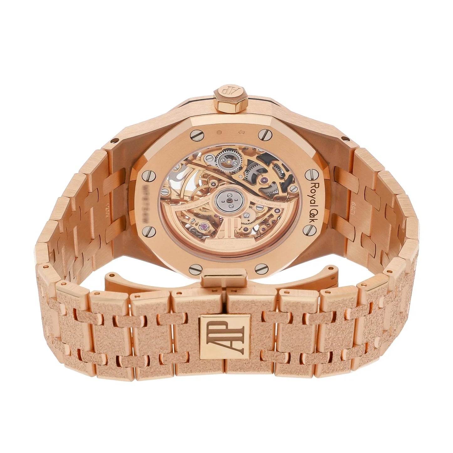 Audemars Piguet Royal Oak Double Balance Wheel Openworked Frosted Rose Gold 41mm 15468OR